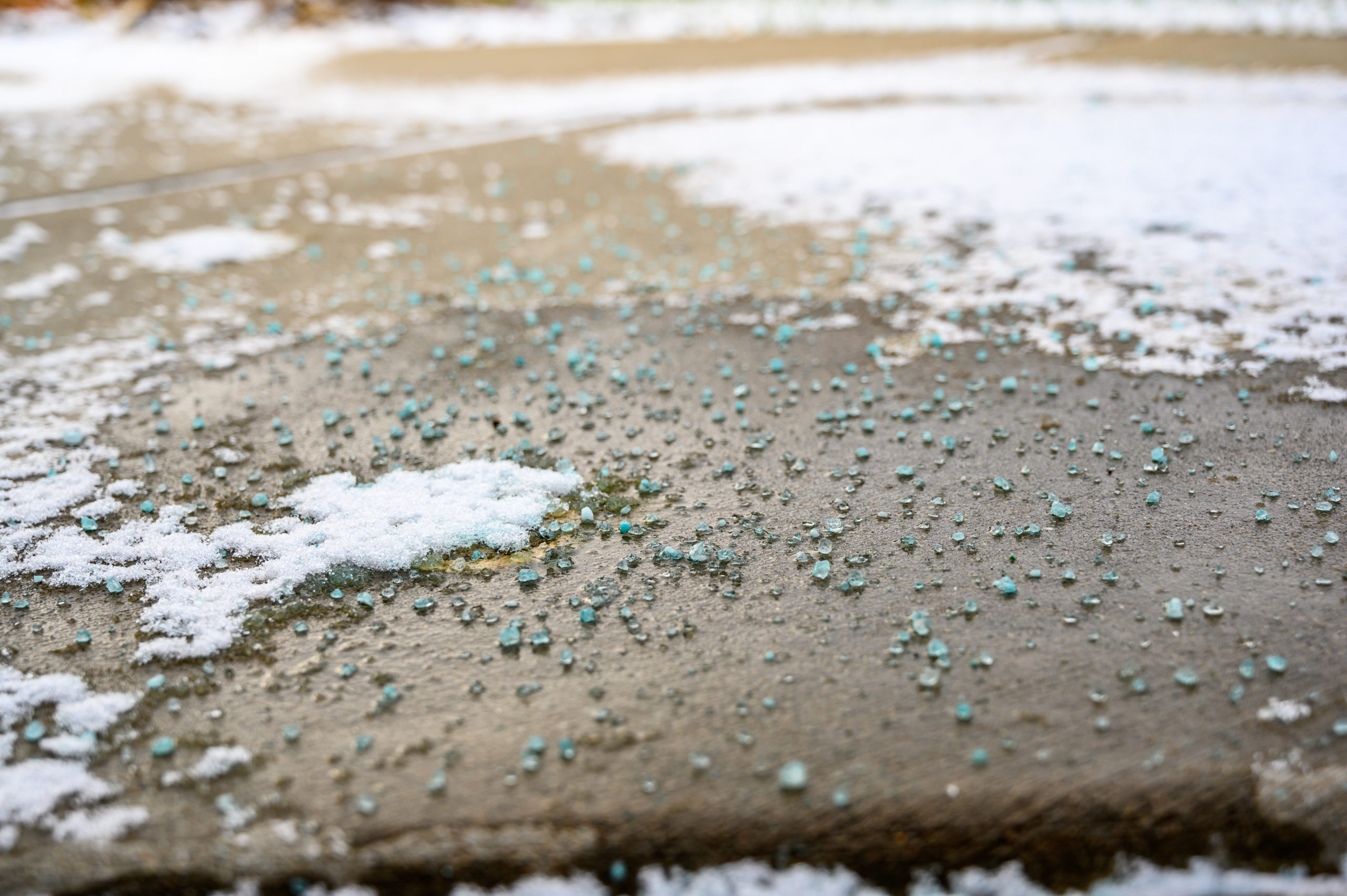 Icy Driveways: Salt vs. Sand